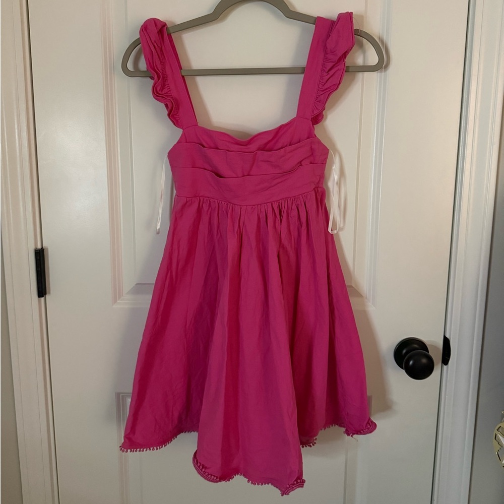 Hello Molly Pink Mini Dress